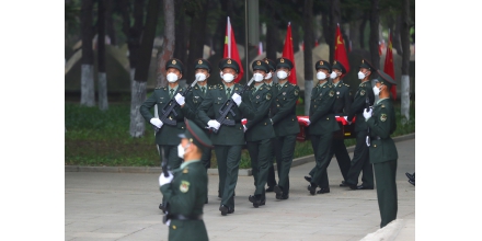 第八批在韩中国人民志愿军烈士遗骸安葬仪式在沈阳举行