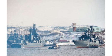 Russia's Northern Fleet announced a large-scale exercise in the Arctic, with nearly 50 warships and 