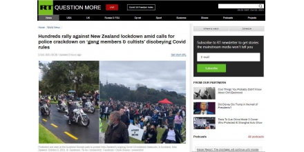 Thousands of new Zealanders gathered to protest against the new crown epidemic prevention blockade m